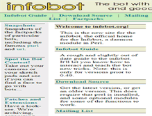 Tablet Screenshot of infobot.org